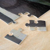 パリのすばらしく現実的な絵画の雨の日 ジグソーパズル (側面)