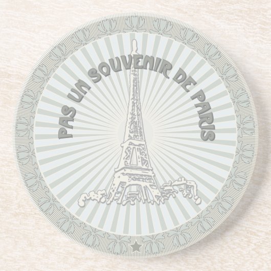 パリのない記念品 コースター (正面)