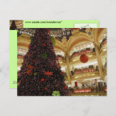 パリのはがきにクリスマス シーズンポストカード (正面/裏面)