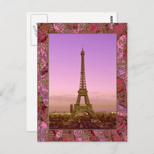 パリのはがきの愛のために ポストカード (正面/裏面)