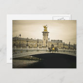 パリのはがき ポストカード (正面/裏面)