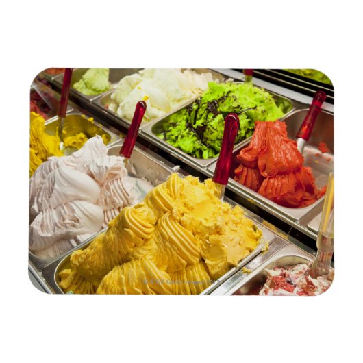 パリのアイスクリームの味 マグネット (横)