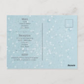 パリのアイスブルー冬 ポストカード (裏面)