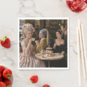 パリのアフタヌーンティー女子会 スタンダードランチョンナプキン (インサイチュ)
