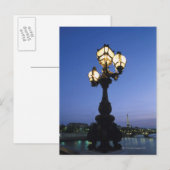 パリのアレキサンドレIII橋 ポストカード (正面/裏面)