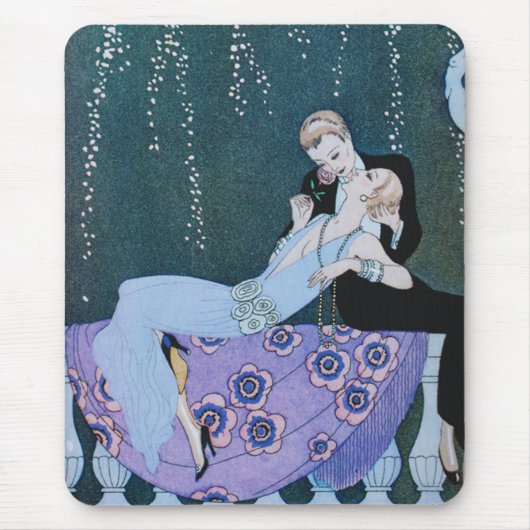 パリのアールデコの花火 マウスパッド (正面)