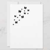 パリのウェディング セーブザデート (裏面)