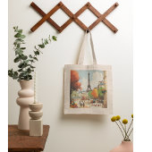 パリのエッフェル塔のヴィンテージ旅行ポスター トートバッグ