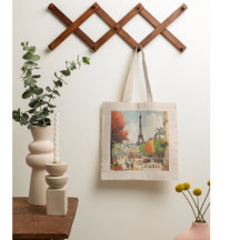 パリのエッフェル塔のヴィンテージ旅行ポスター