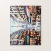 パリのエッフェル塔　雨の日 ジグソーパズル (縦)