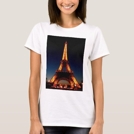 パリのエッフェル塔 Tシャツ (正面)