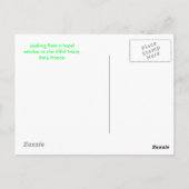 パリのエiffel塔 ポストカード (裏面)