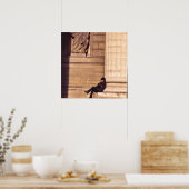 パリのオペラハウスで冬の日 ポスター (キッチン)