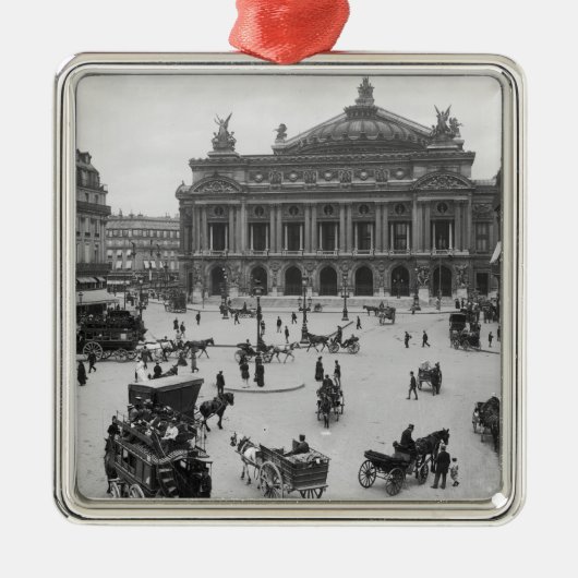 パリのオペラハウスの一般的な見解 メタルオーナメント (正面)