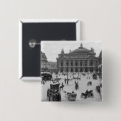 パリのオペラハウスの一般的な見解 缶バッジ (正面&裏面)