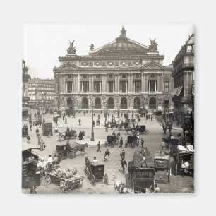 パリのオペラハウスの眺め、1890-99年 マグネット