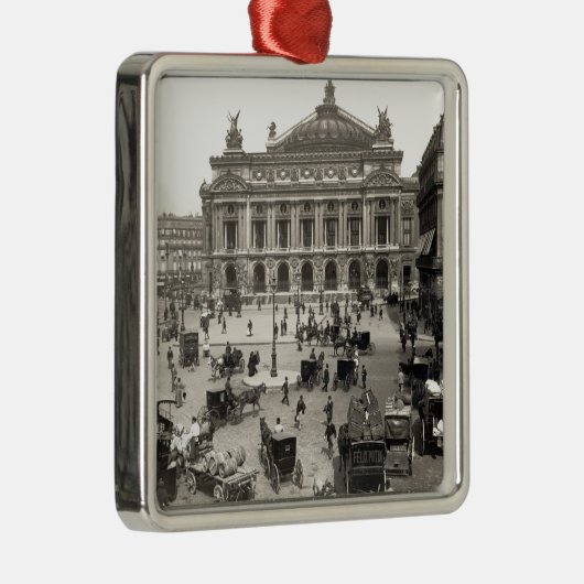 パリのオペラハウスの眺め、1890-99年 メタルオーナメント (右)