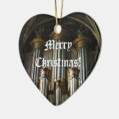 パリのオルガンのクリスマス装飾 セラミックオーナメント (左)