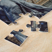 パリのオルセー美術館の外にある象の像 ジグソーパズル (側面)