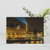 パリのオルセー美術館の夜 招待状 (スタンド正面)