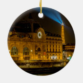 パリのオルセー美術館 夜 セラミックオーナメント (裏面)