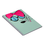 パリのオーバーサイズボウ顔 ノートブック (右側)