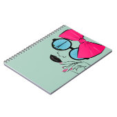 パリのオーバーサイズボウ顔 ノートブック (左側)