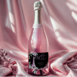 パリのオーララ ブライダルシャワー スパークリングワインラベル