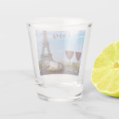 パリのカフェで2杯 ショットグラス (裏面)
