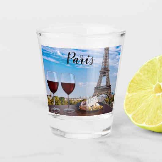 パリのカフェで2杯 ショットグラス (正面)