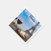 パリのカフェで2杯 スタンダードカクテルナプキン (角)