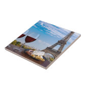 パリのカフェで2杯 タイル (側面)