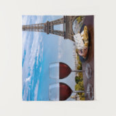 パリのカフェで2杯 タペストリー (正面)