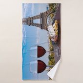 パリのカフェで2杯 バスタオル (バスタオル)