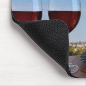 パリのカフェで2杯 マウスパッド (コーナー)