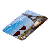 パリのカフェで2杯 マグネット (左側)