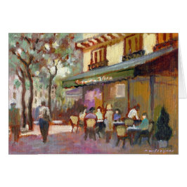 パリのカフェカード