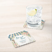 パリのカフェ彼女はウィブライダルシャワーと述べた ペーパーコースター (インサイチュ)