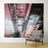 パリのカフェ通りシーン | 壁画の背景 タペストリー (インサイチュ(横))