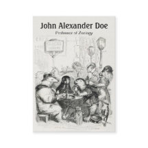 パリのカフェ-おもしろいな動物学者で集まっている動物