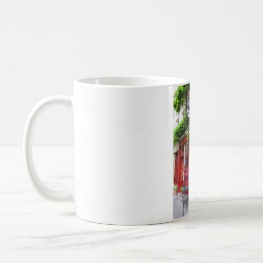 パリのカフェ コーヒーマグカップ (左)