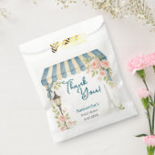 パリのカフェ 彼女はイエスと言った ブライダルシャワー フェイバーバッグ (封をした状態)