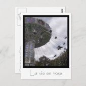 パリのカルーセル振り子ポストカード ポストカード (正面/裏面)