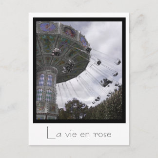 パリのカルーセル振り子ポストカード ポストカード