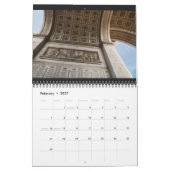 パリのカレンダー2014年 カレンダー (2月 2027)