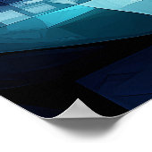 パリのキュービストの夢モダン – 幾何学都市 ポスター (角)