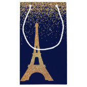 パリのギフトバッグの夜 スモールペーパーバッグ (裏面)