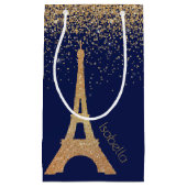 パリのギフトバッグの夜 スモールペーパーバッグ (正面)