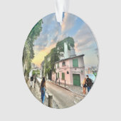 パリのクリスマスツリーの装飾（両面） オーナメント (正面)