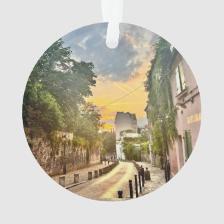 パリのクリスマスツリーの装飾(両面) オーナメント